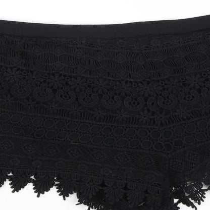 H&M Womens Black   Sweat Shorts Size L