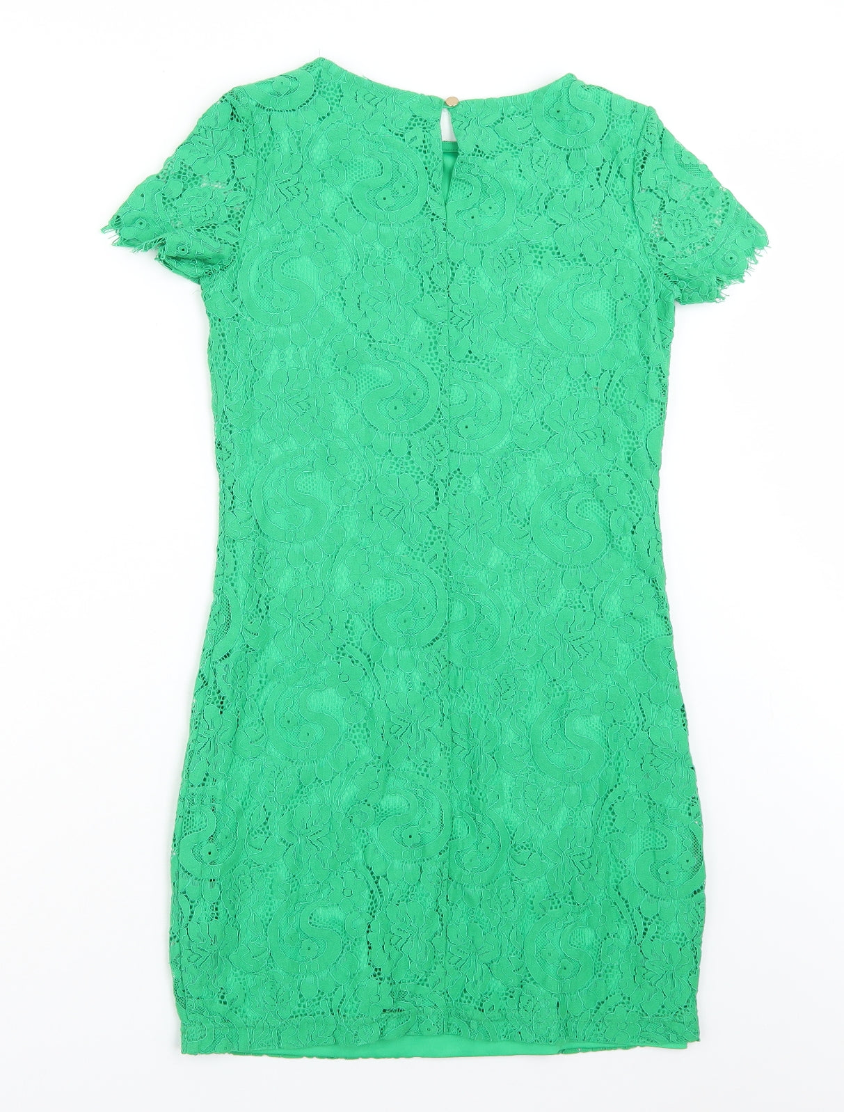 Dorothy Perkins Womens Green  Rayon A-Line  Size 6
