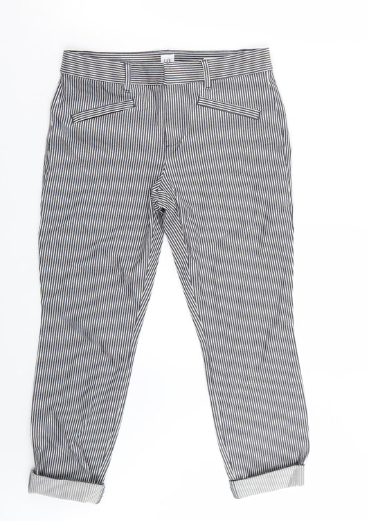 Gap Womens Blue Striped  Trousers  Size 4 L23 in