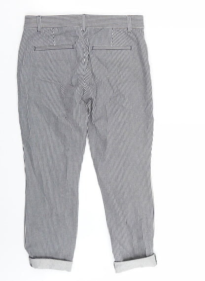 Gap Womens Blue Striped  Trousers  Size 4 L23 in