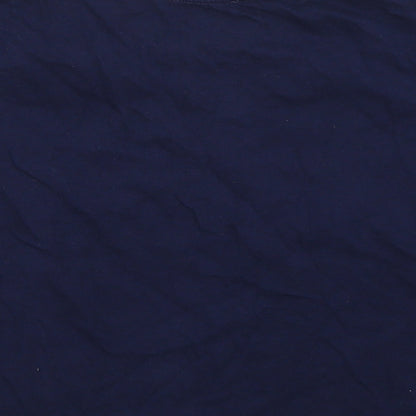 Womens UK Size S Newlook Blue Basic T-Shirt