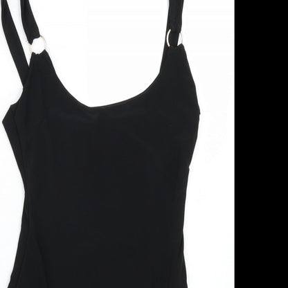 Pretty little thing Womens Black   Bodysuit One-Piece Size 12
