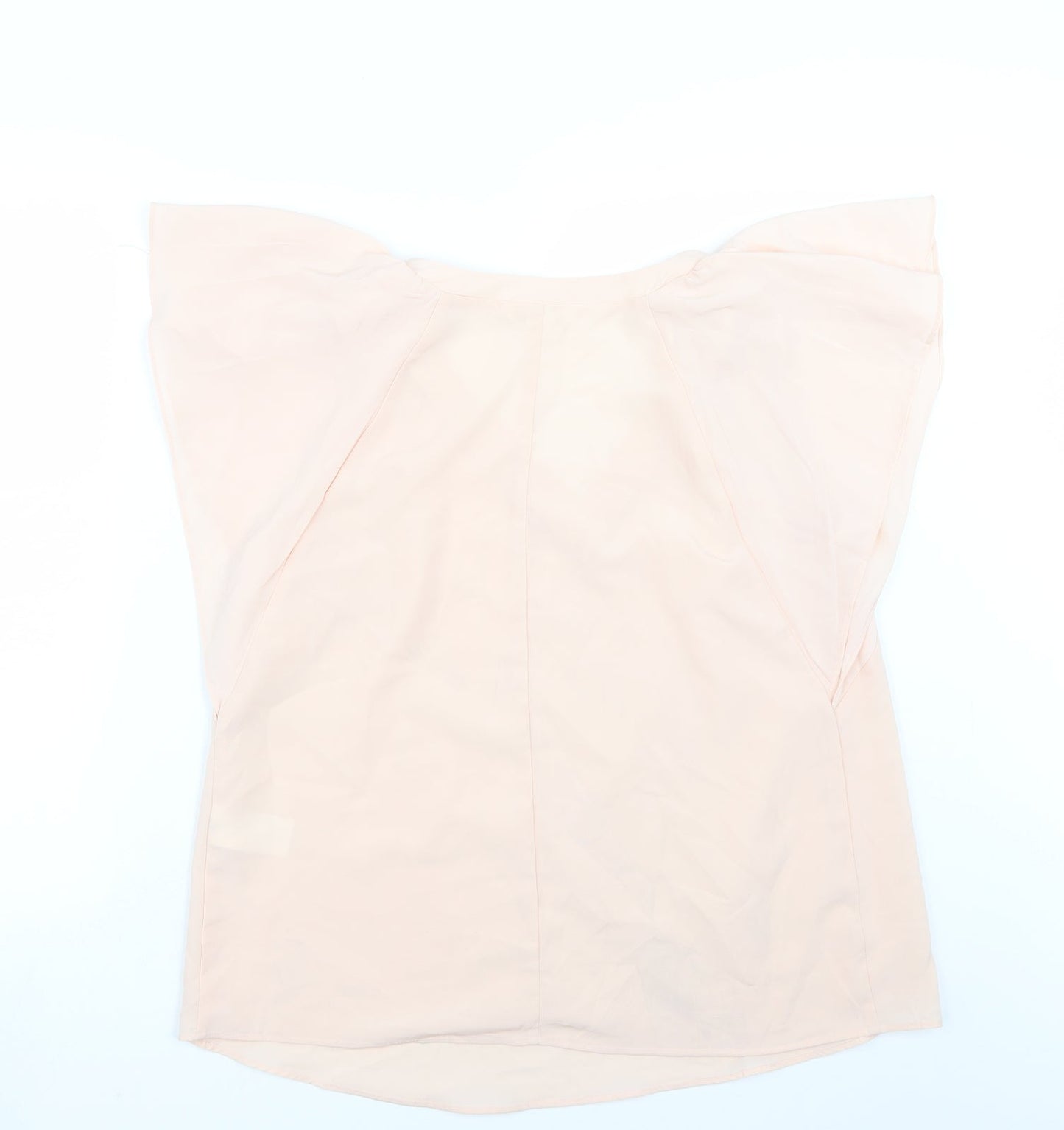 Womens UK Size M H&M Pink Basic T-Shirt