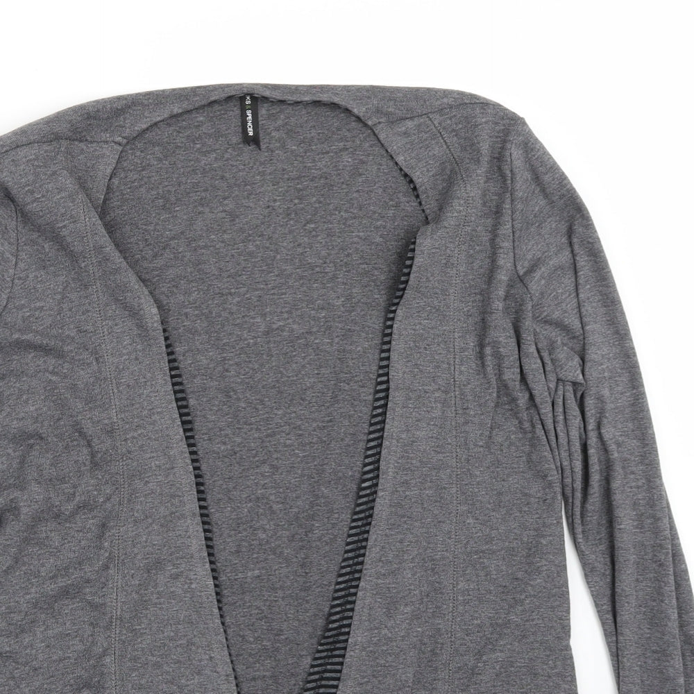 Marks and Spencer Womens Grey   Cardigan Jumper Size 10