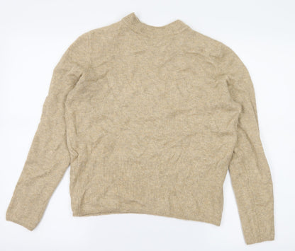 H&M Womens Brown  Knit Pullover Jumper Size M