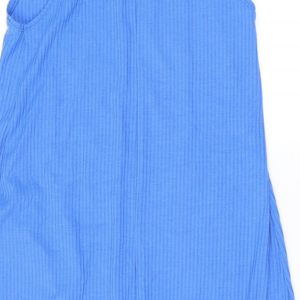 Papaya Womens Blue  Jersey T-Shirt Dress  Size S