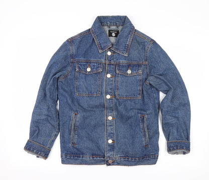 Boohoo Womens Blue  Denim Jacket  Size 6