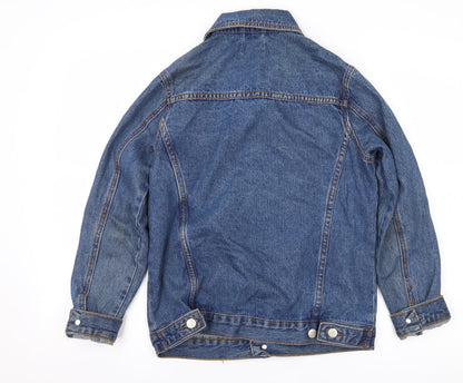 Boohoo Womens Blue  Denim Jacket  Size 6