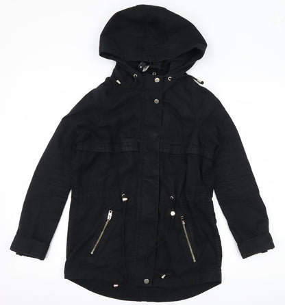 Divided by H&M Womens Black  Denim Jacket  Size 6