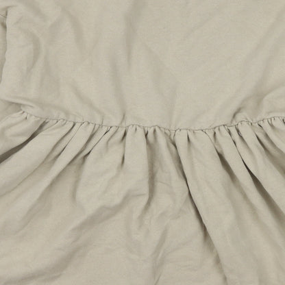 Boohoo Womens Beige  Jersey Skater Dress  Size 4