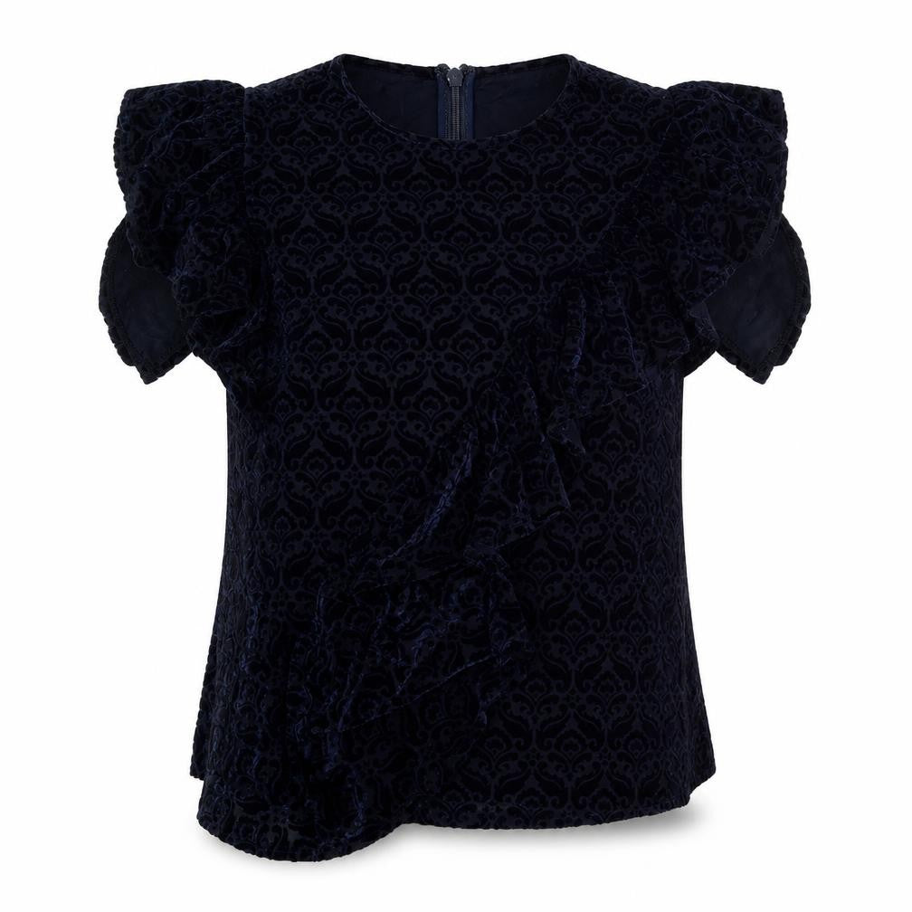 Womens UK Size 10 Topshop Blue Basic Blouse