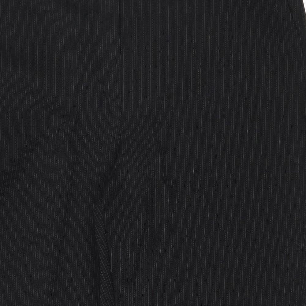 Womens UK Size 18 BHS Regular Fit  Black Trousers