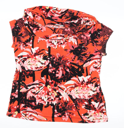 Womens UK Size XL Alex & Co Multicoloured Basic T-Shirt