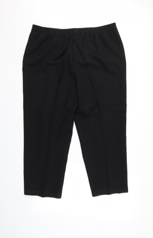 ISLE Womens Black   Trousers  Size 20 L23 in