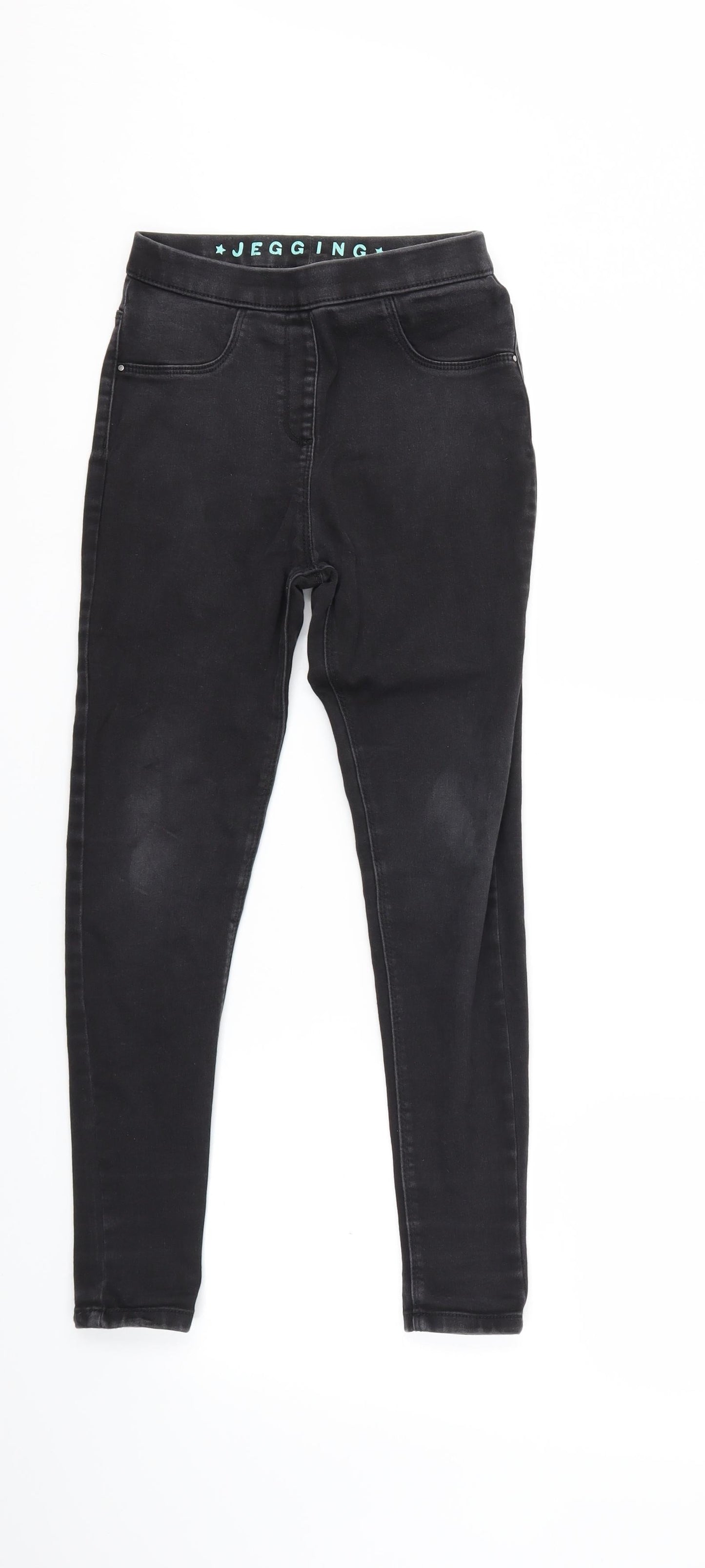 George Girls Black  Denim Skinny Jeans Size 10 Years