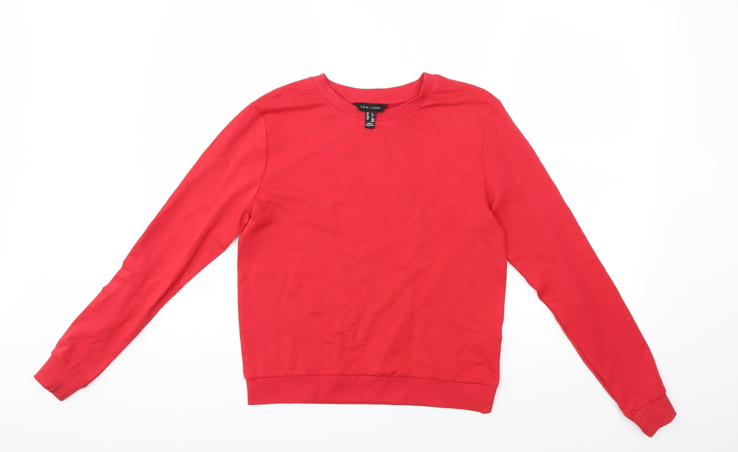 New Look Womens Red   Pullover Sweatshirt Size 6