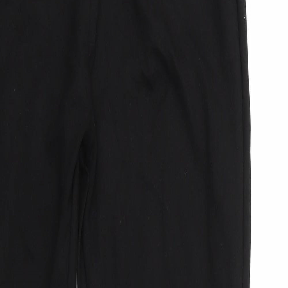 Womens UK Size 12 Very Regular Fit  Black Trousers
