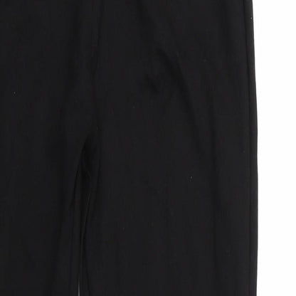 Womens UK Size 12 Very Regular Fit  Black Trousers