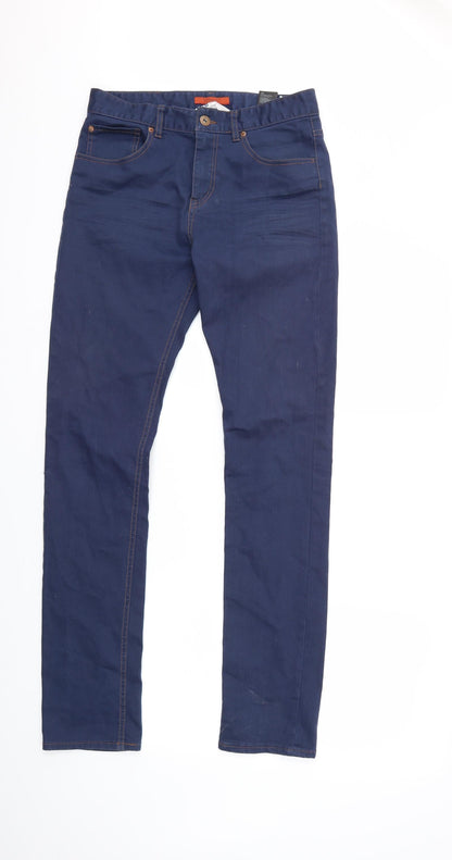 H&M Mens Blue  Denim Skinny Jeans Size 16