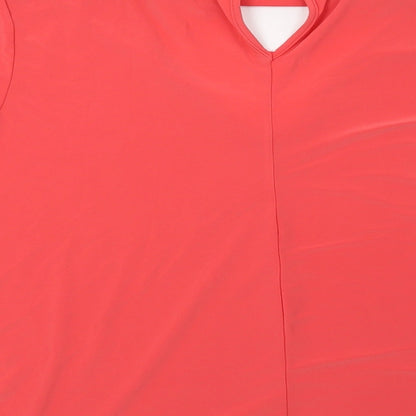 George Womens Orange   Basic Blouse Size 14