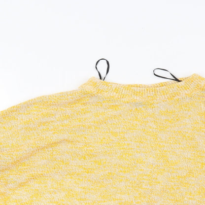 H&M Womens Yellow   Pullover Jumper Size XS