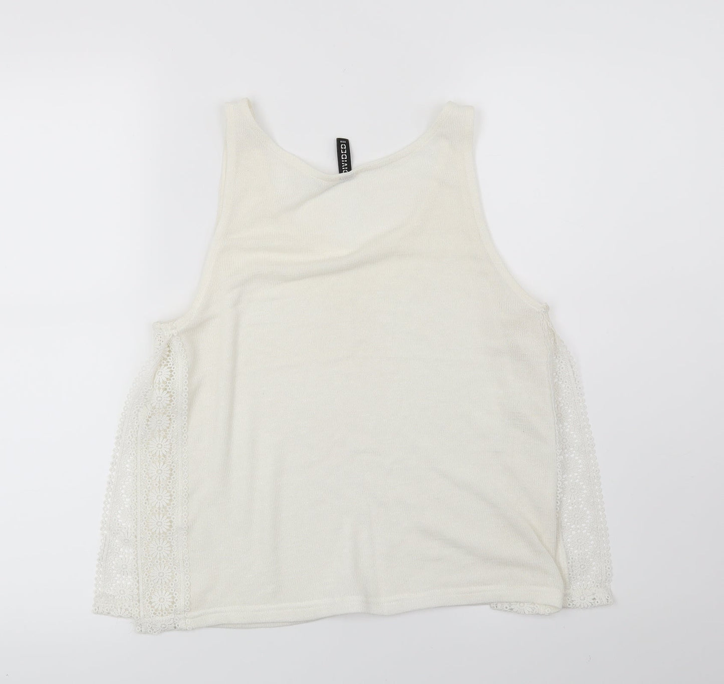 Womens UK Size S H&M White Basic Blouse