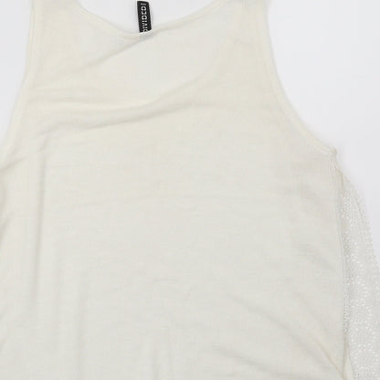 Womens UK Size S H&M White Basic Blouse