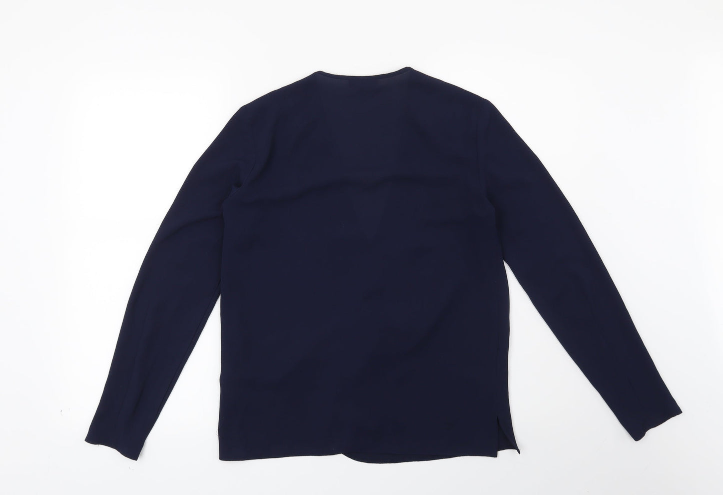 Womens UK Size 8 Topshop Blue Basic Blouse