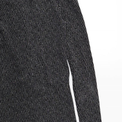 H&M Womens Black Geometric  Shift  Size XS