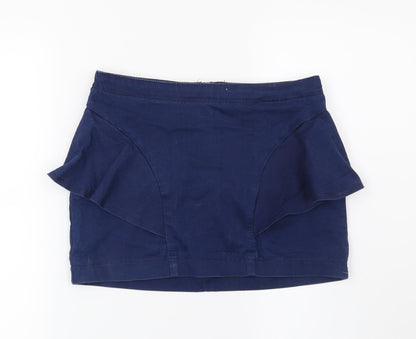 Bershka Womens Blue   Mini Skirt Size M