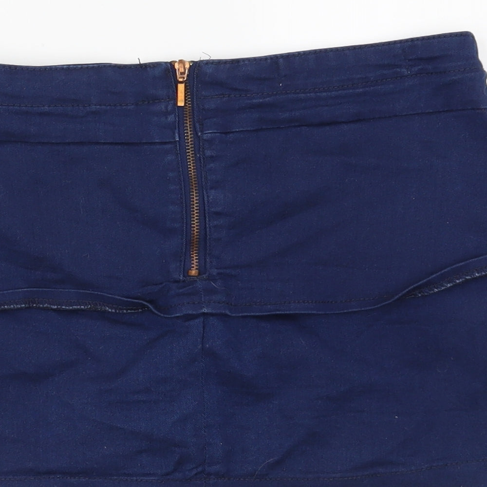 Bershka Womens Blue   Mini Skirt Size M