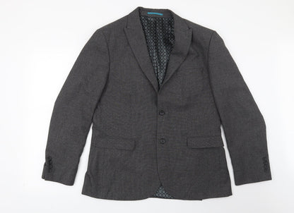 Mens UK Size 42 Preworn Regular Grey Suit Jacket