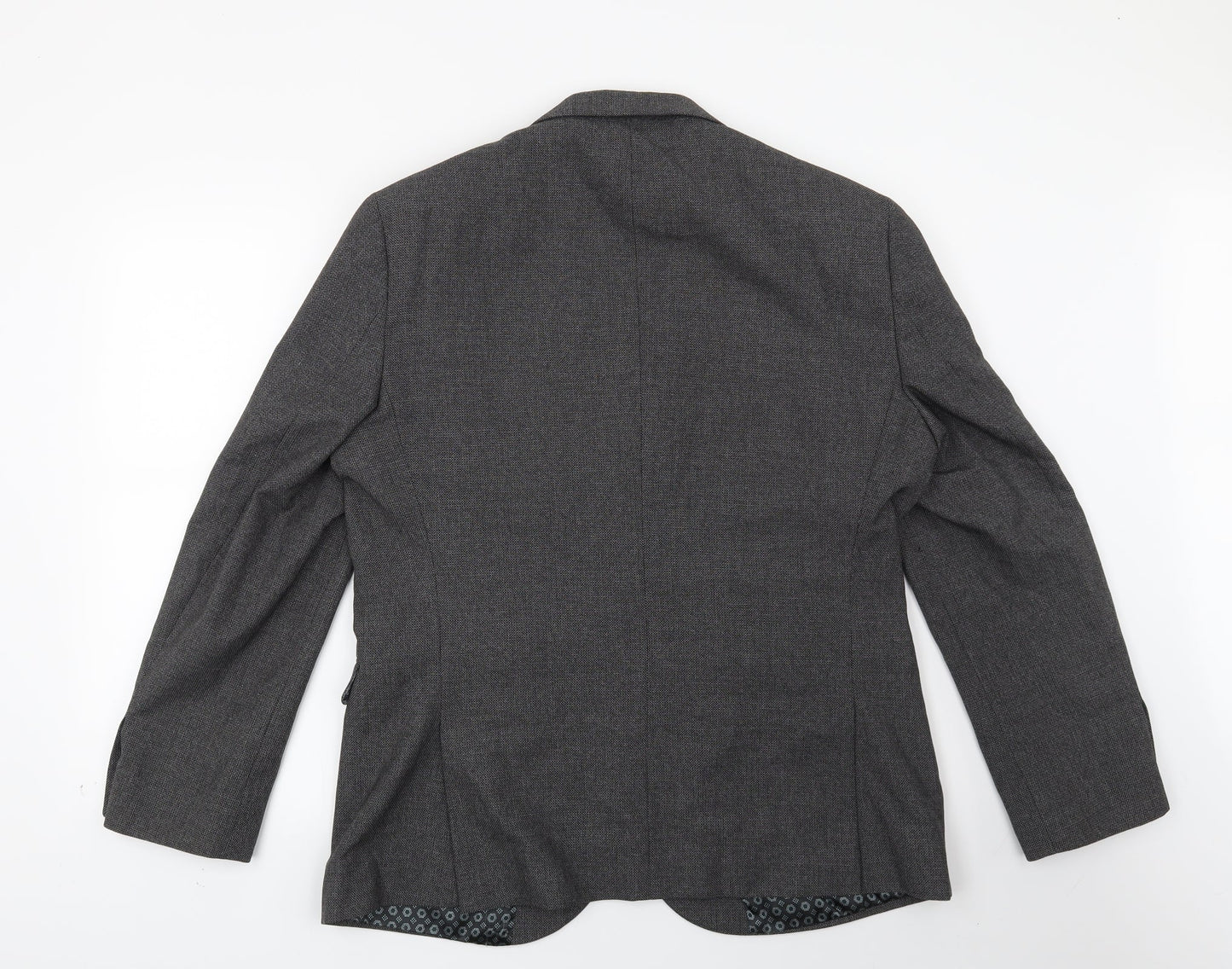 Mens UK Size 42 Preworn Regular Grey Suit Jacket