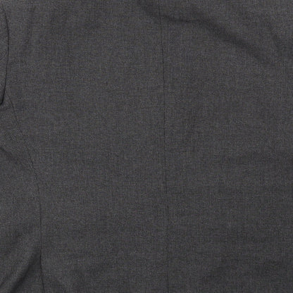 Mens UK Size 42 Preworn Regular Grey Suit Jacket