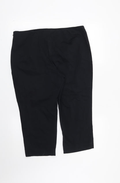 Womens UK Size 16 Marks and Spencer Regular Fit Chino Blue Trousers