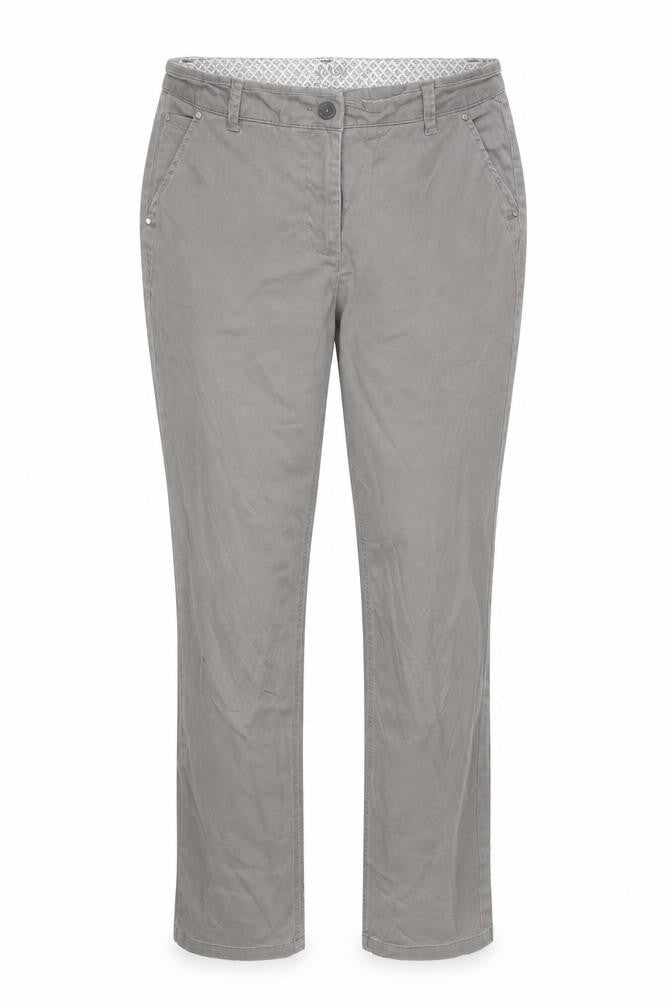 Womens UK Size 12 DASH Regular Fit Carrot Grey Trousers