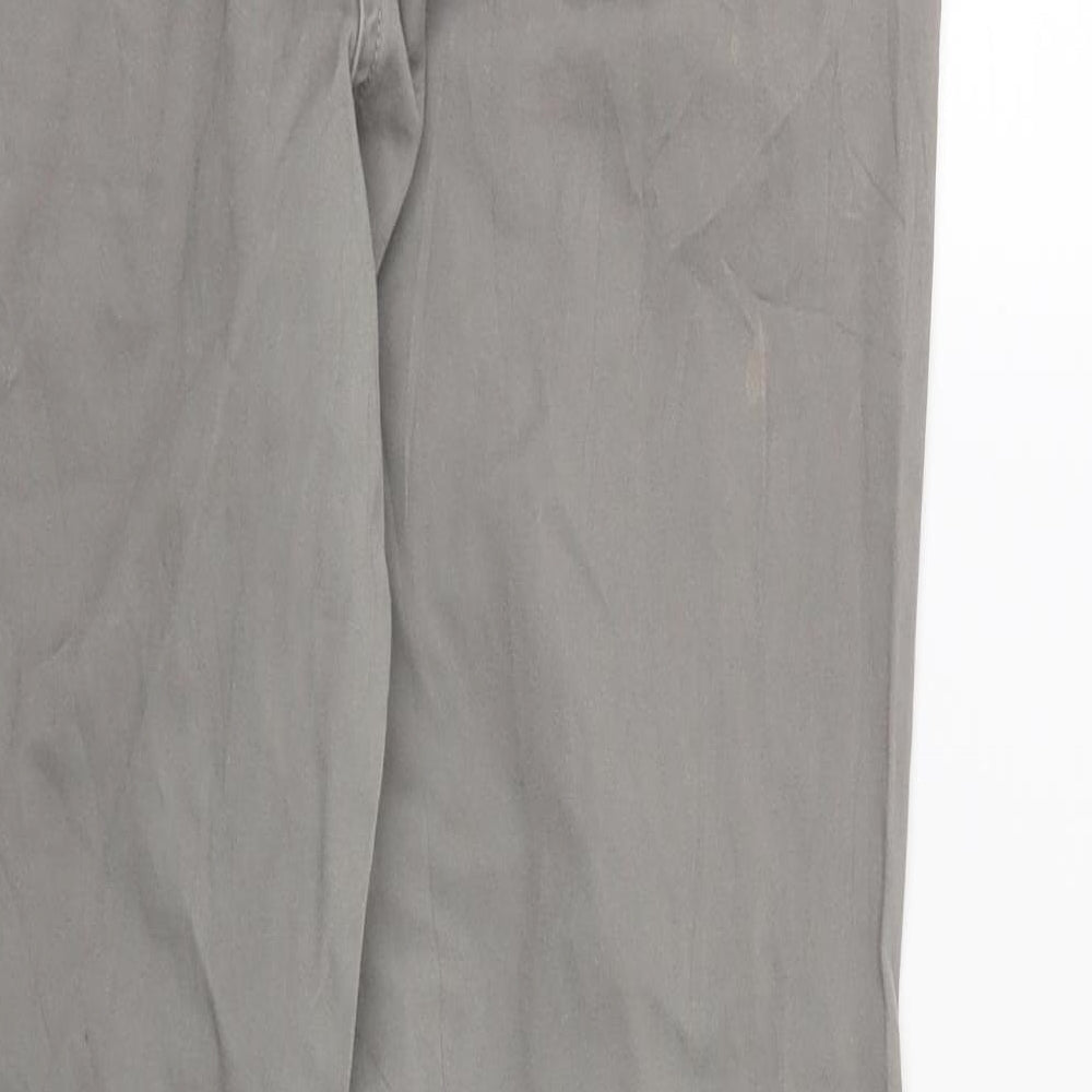DASH Womens Grey   Carrot Trousers Size 12 L29 in