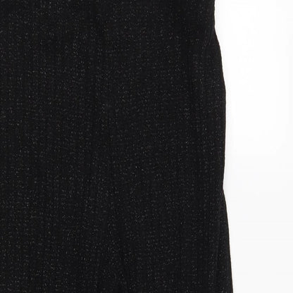 Womens UK Size S Zara Regular Fit  Black Trousers
