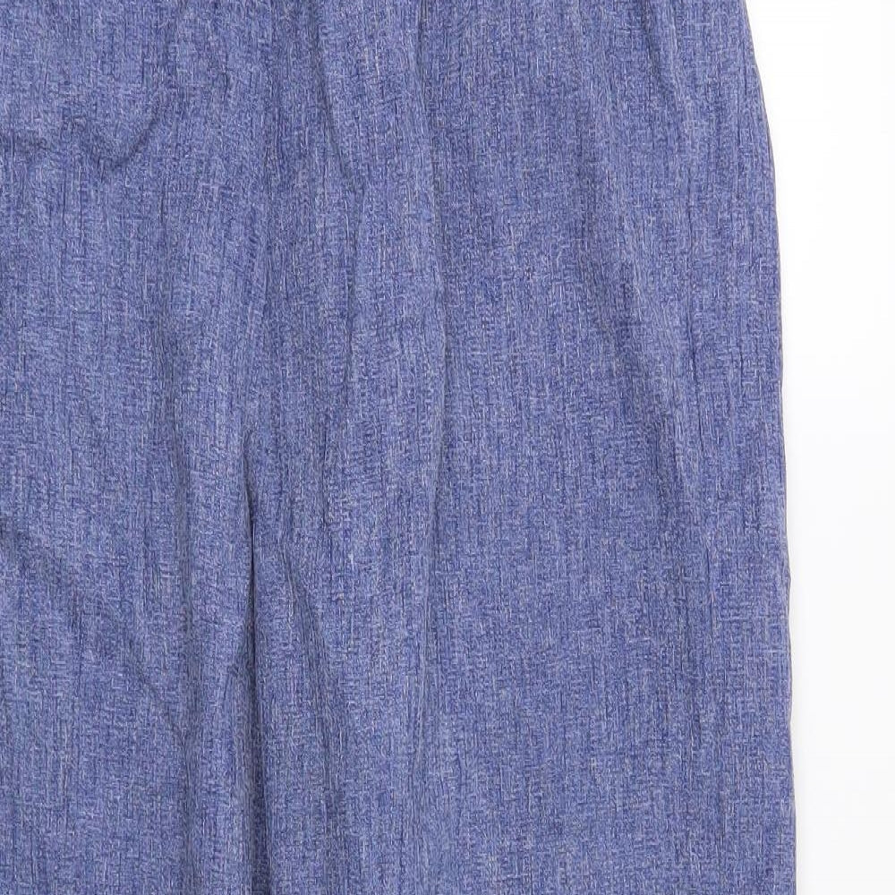 Womens UK Size S Preworn Regular Fit  Blue Trousers