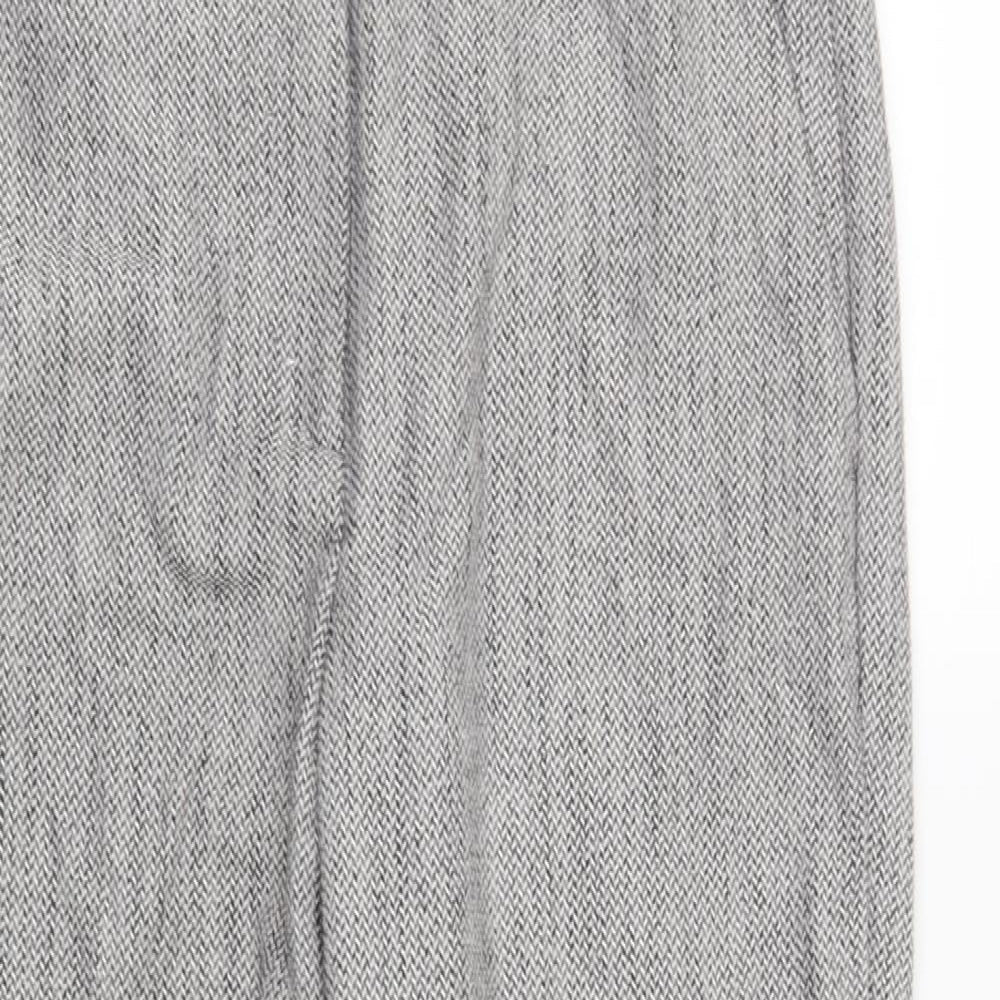Womens UK Size 14 Preworn Regular Fit  Grey Trousers