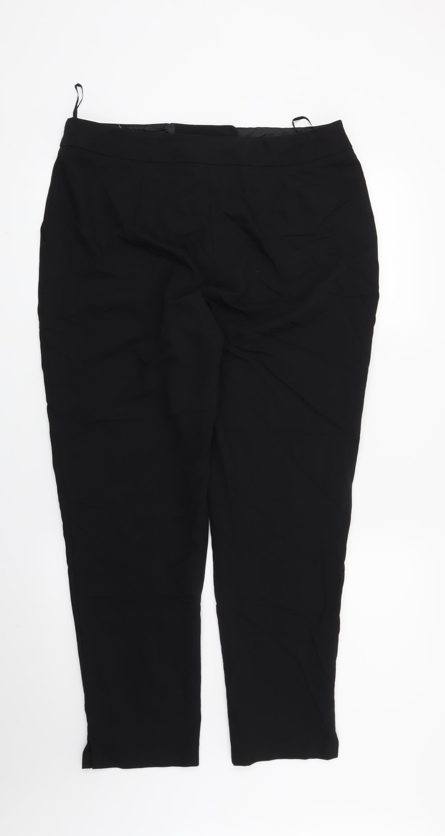 F&F Womens Black   Trousers  Size 14 L27 in