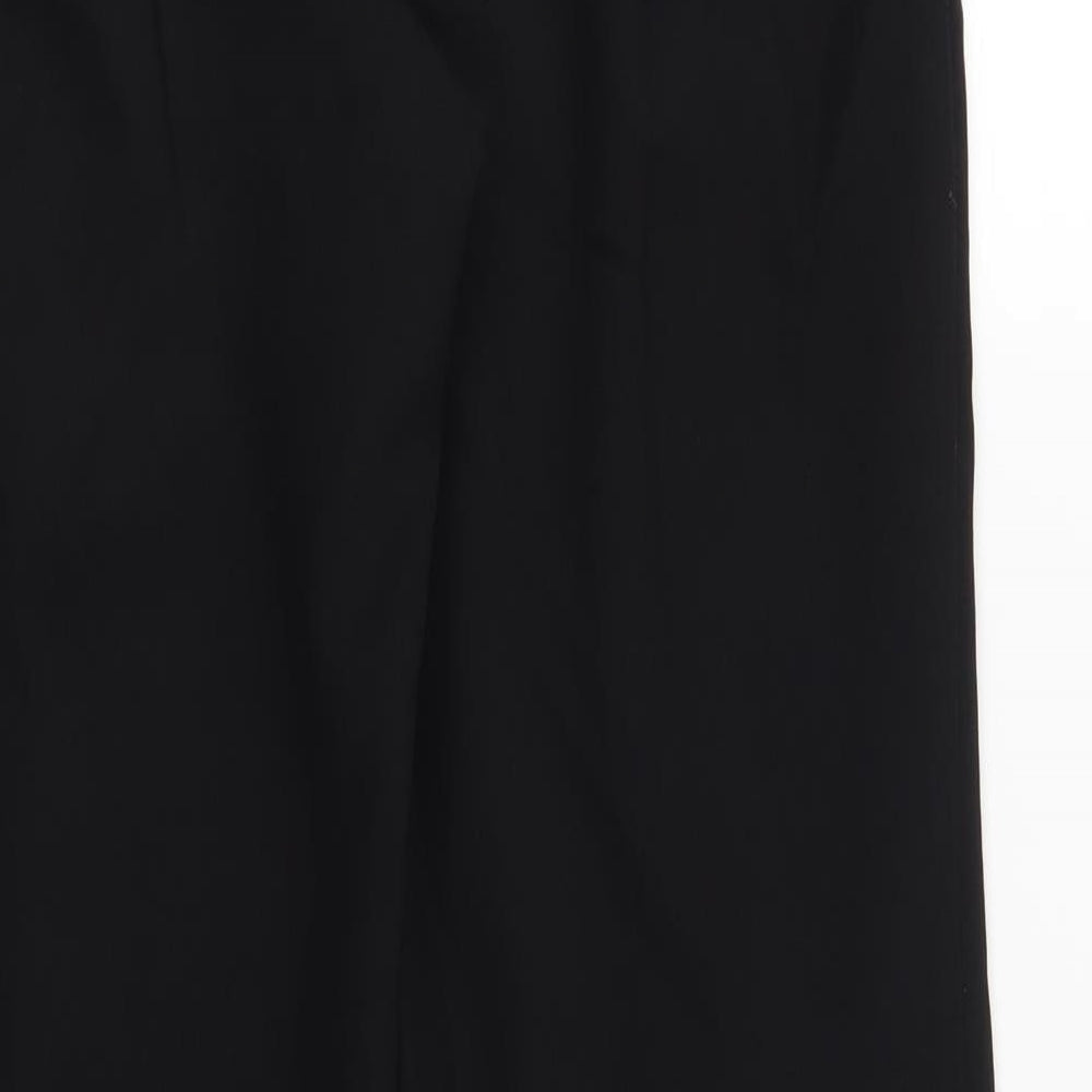 Womens UK Size 10 Papaya Regular Fit  Black Trousers