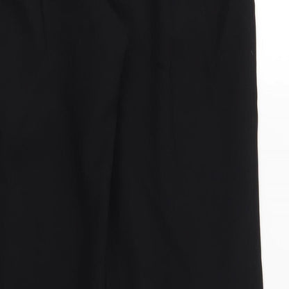 Womens UK Size 10 Papaya Regular Fit  Black Trousers