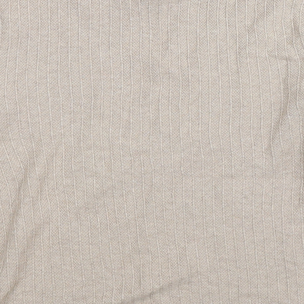 H&M Mens Grey  Knit Pullover Jumper Size S