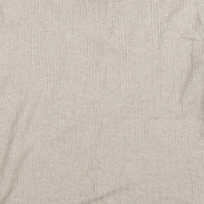 H&M Mens Grey  Knit Pullover Jumper Size S