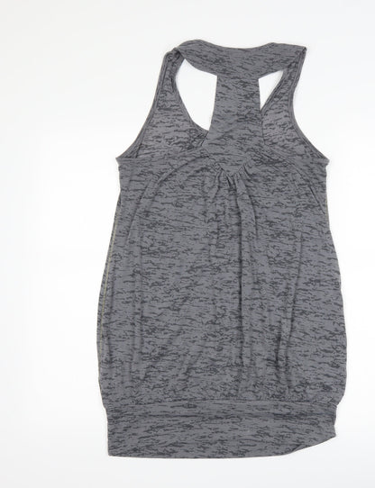 Select Womens Grey   Basic Tank Size 10  - peace