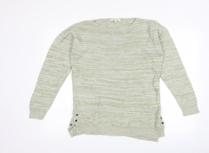 Peacocks Womens Green   Pullover Jumper Size M