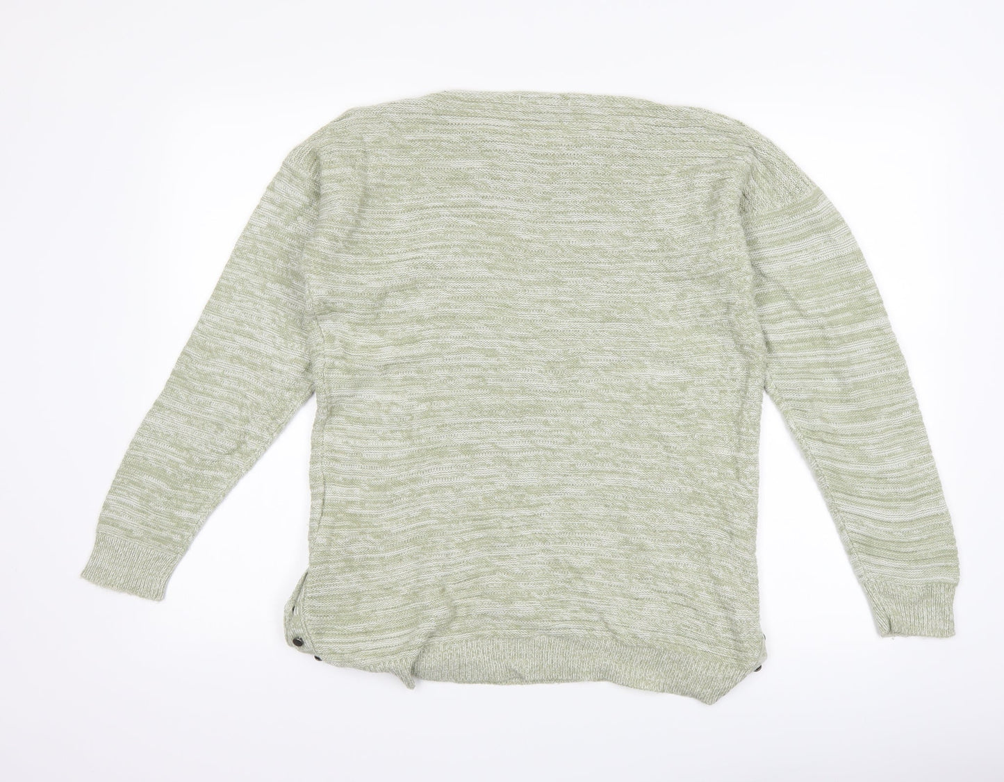 Peacocks Womens Green   Pullover Jumper Size M