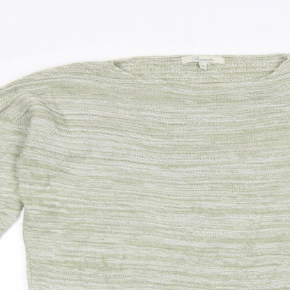 Peacocks Womens Green   Pullover Jumper Size M