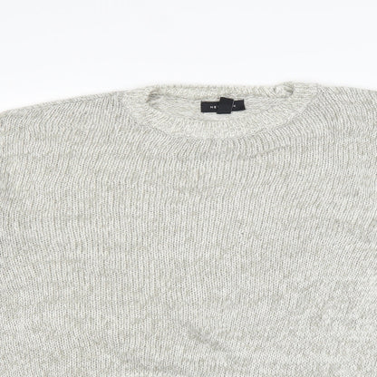 New Look Womens Grey   Pullover Jumper Size M